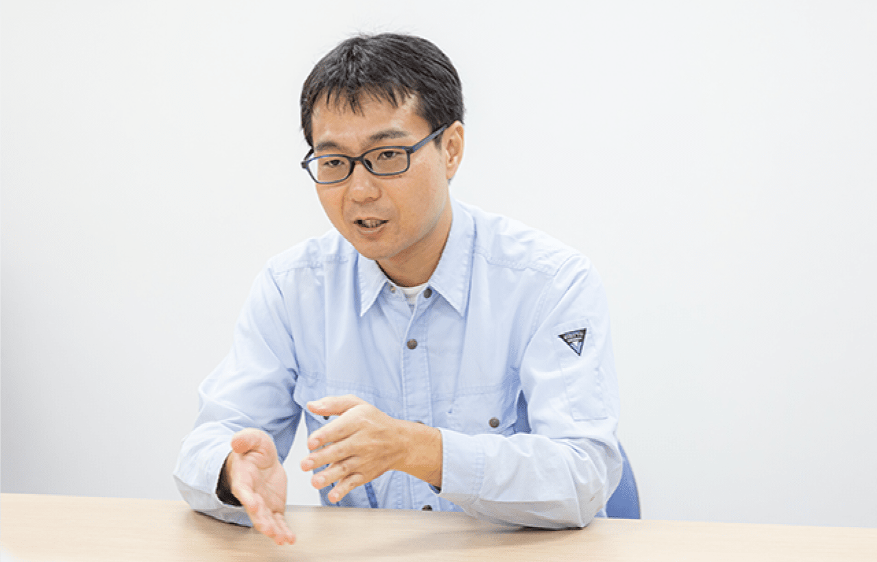 環境技術部門 社員インタビュー風景