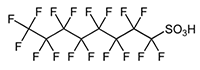 PFOSの構造式